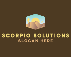 Sand Dune Desert  logo design