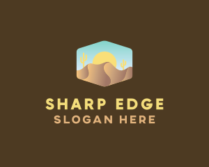 Sand Dune Desert  logo design