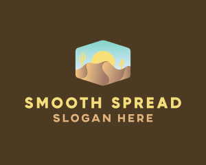 Sand Dune Desert  logo design