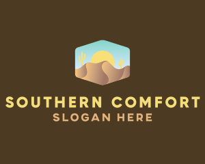 Sand Dune Desert  logo design