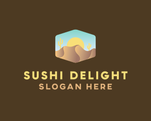 Sand Dune Desert  logo design