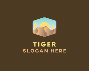 Sand Dune Desert  logo design