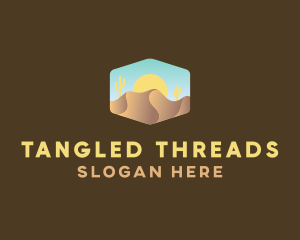 Sand Dune Desert  logo design