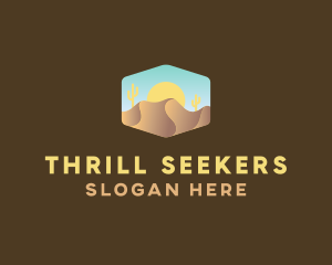 Sand Dune Desert  logo design