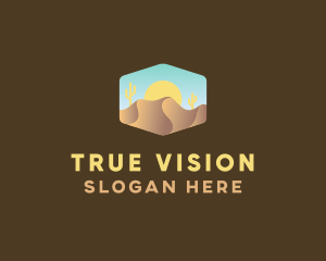 Sand Dune Desert  logo design