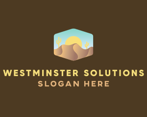 Sand Dune Desert  logo design