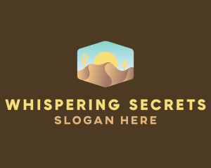 Sand Dune Desert  logo design