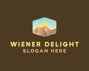 Sand Dune Desert  logo design