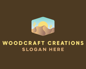 Sand Dune Desert  logo design