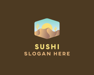 Sand Dune Desert  logo design