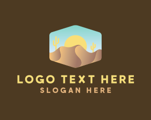 Sightseeing - Sand Dune Desert logo design