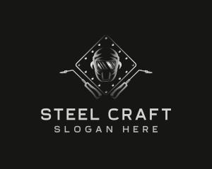 Steel - Steel Welder Maintenance logo design