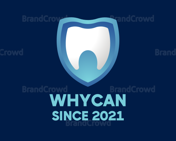 Dental Teeth Shield Logo