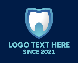 Teeth - Dental Teeth Shield logo design