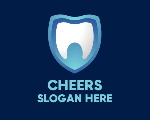 Dental Teeth Shield Logo