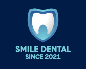 Dental Teeth Shield logo design