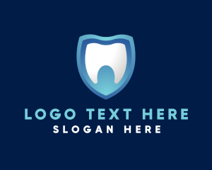 Teeth - Dental Teeth Shield logo design