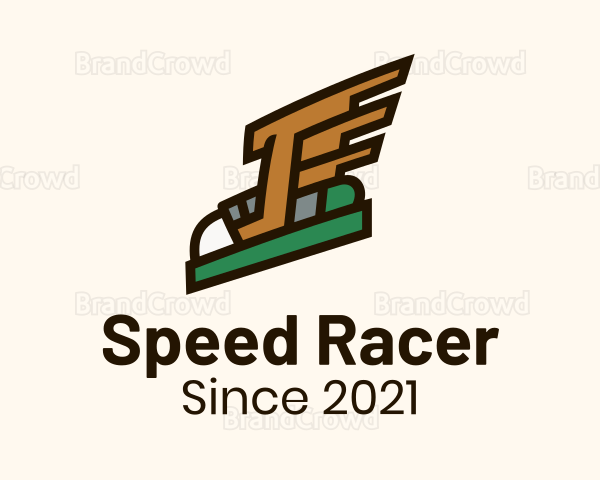 Winged Running Shoes Logo