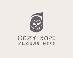 Robe - Death Skull Reaper logo design