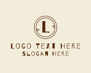 Rustic - Wood Rustic Button logo design