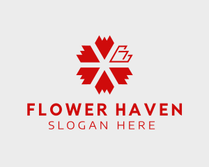 Flower Business Company  logo design