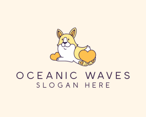 Lovely Corgi Pet Logo