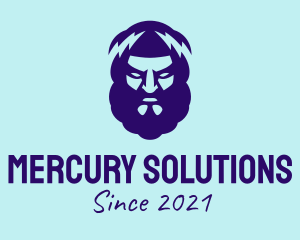 Mercury - Blue Zeus Avatar logo design