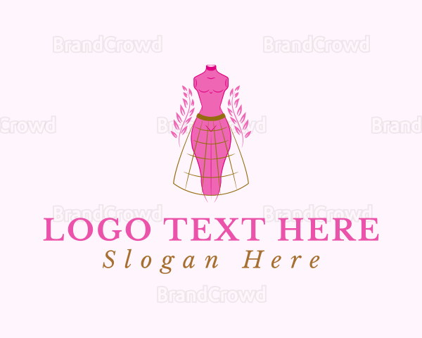 Elegant Mannequin Fashion Logo