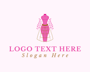 Leaf - Elegant Mannequin Fashion logo design