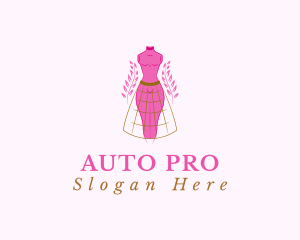 Dress - Elegant Mannequin Fashion logo design