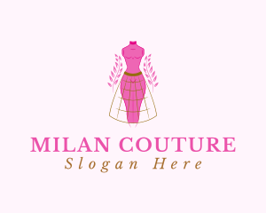 Elegant Mannequin Fashion logo design