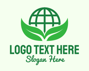 Herbal Medicine - Global Environment Conservation logo design