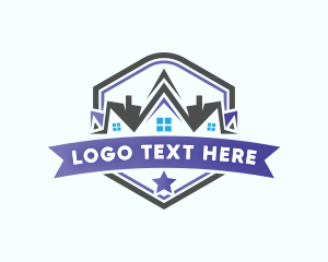 Residential - House Roof Residence logo design