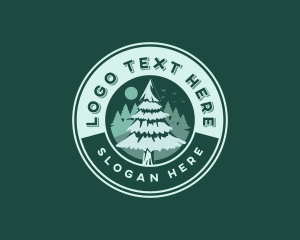 Outdoor - Nature Pine Tree logo design