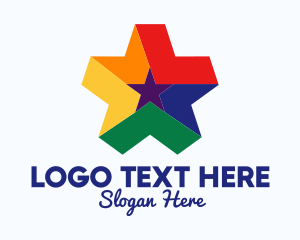 Superstar - Colorful Entertainment Star logo design