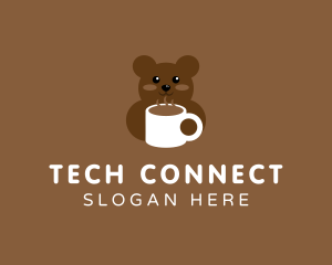 Capuccino - Bear Coffee Mug logo design