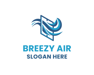 Air Breeze Window logo design