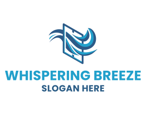 Air Breeze Window logo design