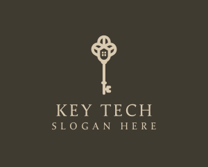 Luxe House Key logo design