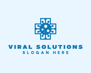 Virus Disease Medical logo design