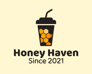 Hive Honey Drink logo design