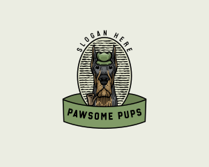 Canine Animal Pet logo design