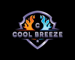 Heat Cool Refrigeration logo design