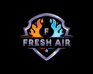 Heat Cool Refrigeration logo design