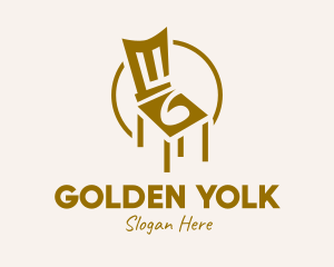 Golden Chair Furniture logo design