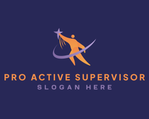 Supervisor - Leader Achievement Success logo design