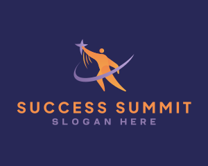 Leader Achievement Success logo design