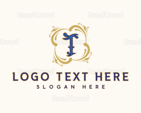 Premium Decorative Hotel Letter T Logo