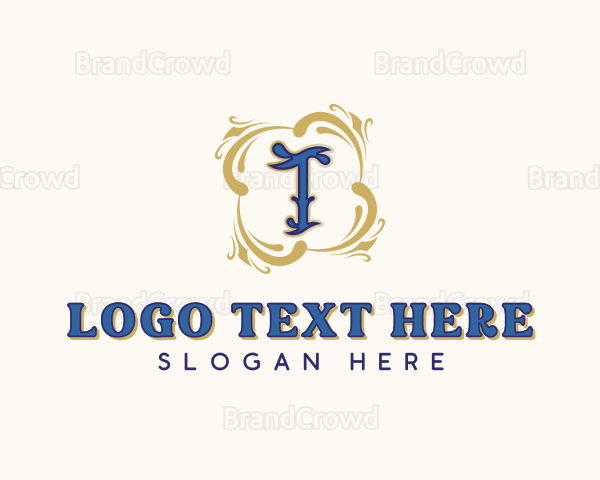 Premium Decorative Letter T Logo