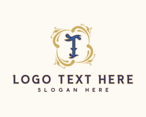 Letter T - Premium Decorative Hotel Letter T logo design